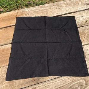 Simple black napkin